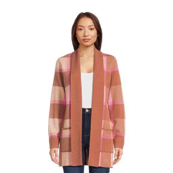 Women's  Cardigan Open Front Sweater with Long Sleeves, Sizes Available , NEW - Picture 1 of 5